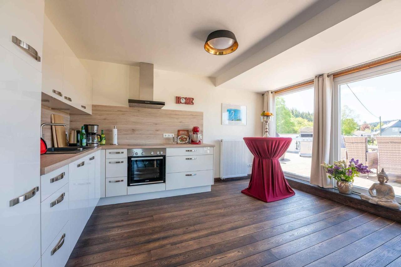 Altes Forsthaus - Ferienwohnung Im Obergeschoss Ormont Dış mekan fotoğraf