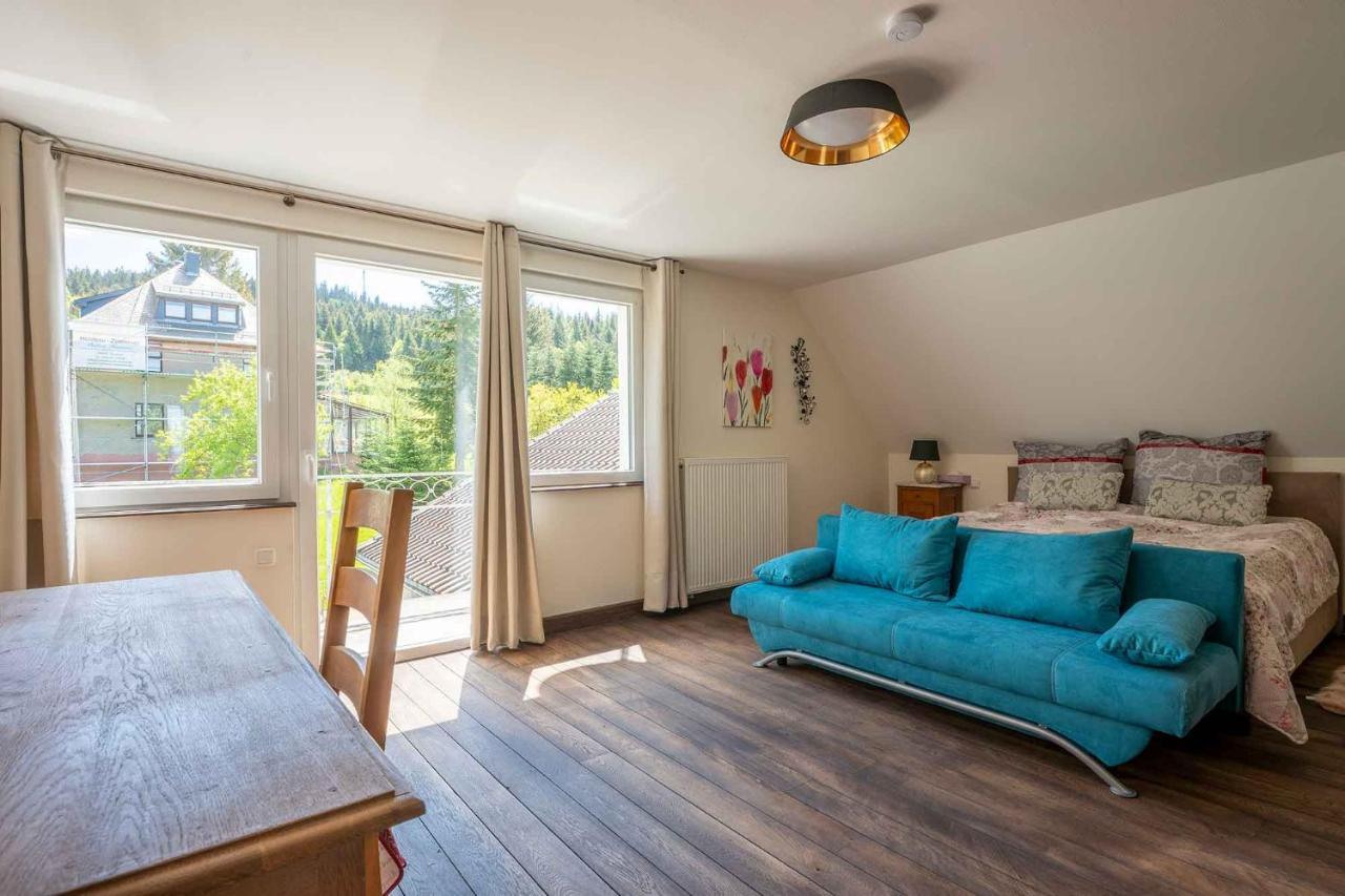 Altes Forsthaus - Ferienwohnung Im Obergeschoss Ormont Dış mekan fotoğraf